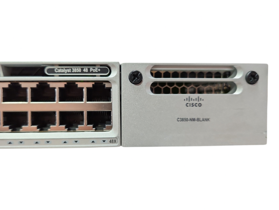 Cisco WS-C3850-48P-L 48-Port PoE+ Gigabit Switch, 1x 715W PSU