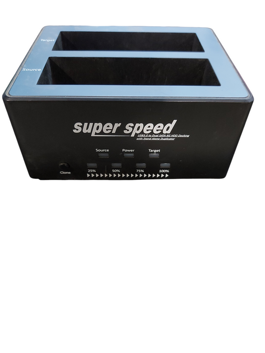 Super Speed T-300D  USB 3.0 to Dual SATA III Docking Station with Stand