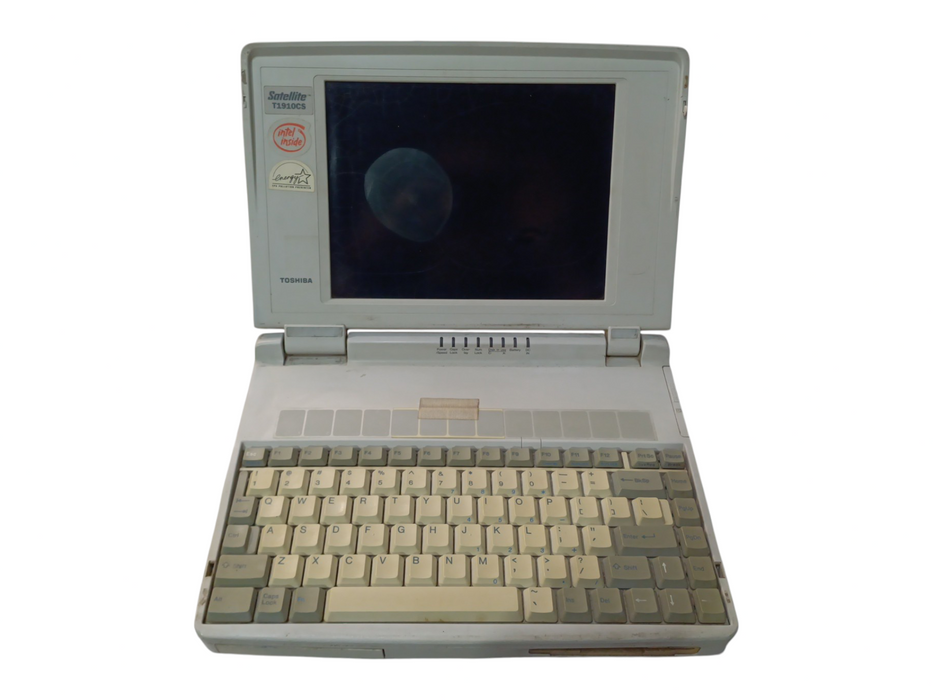 Vintage Toshiba Satellite Laptop T1910CS No HDD, READ