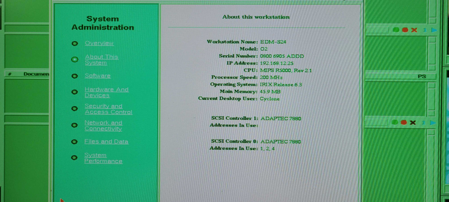 Silicon Graphics SGI O2 Workstation, No HDD, READ _