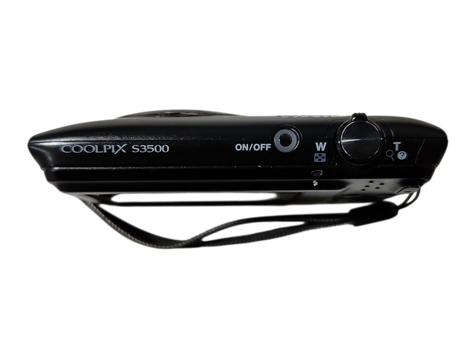 Nikon COOLPIX S3500 20.1MP Digital Camera w/ Battery & 8GB SD Card