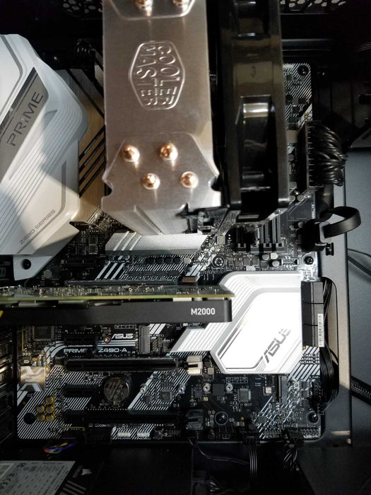 Custom Pc w/ Asus Z490-A Core i7-10700K CPU 3.80GHz 8GB RAM - No HDD