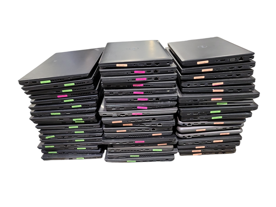 Lot 50x B/C-Grade Dell/Lenovo 6-8Gen Laptops (HDLC3-9)