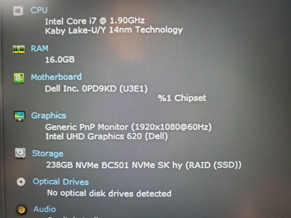 Dell Latitude 5400 14" FHD Touch i7-8665U 16GB RAM 256GB NVME  Lap200