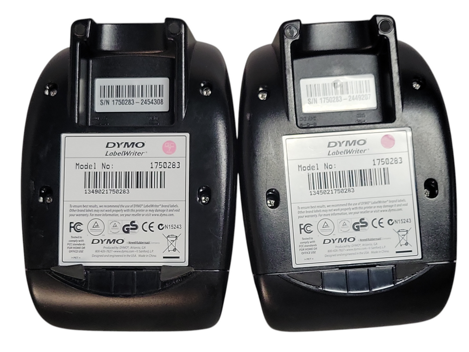 Lot of 2x Dymo LabelWriter 450 Turbo printers, READ _