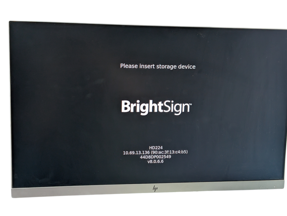 Brightsign HD224 4K H.265 Html5 Digital Signage HDMI GPIO Player Q-