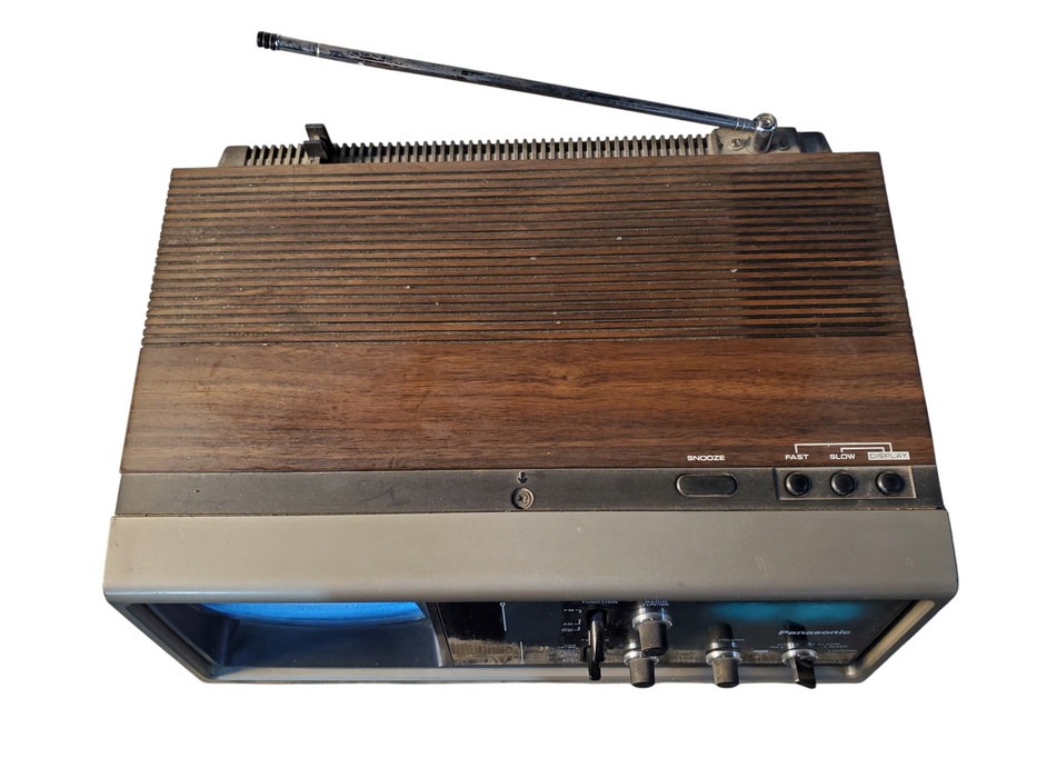 Vintage 1978 Panasonic Solid State TR-5020 Television Radio Alarm CRT