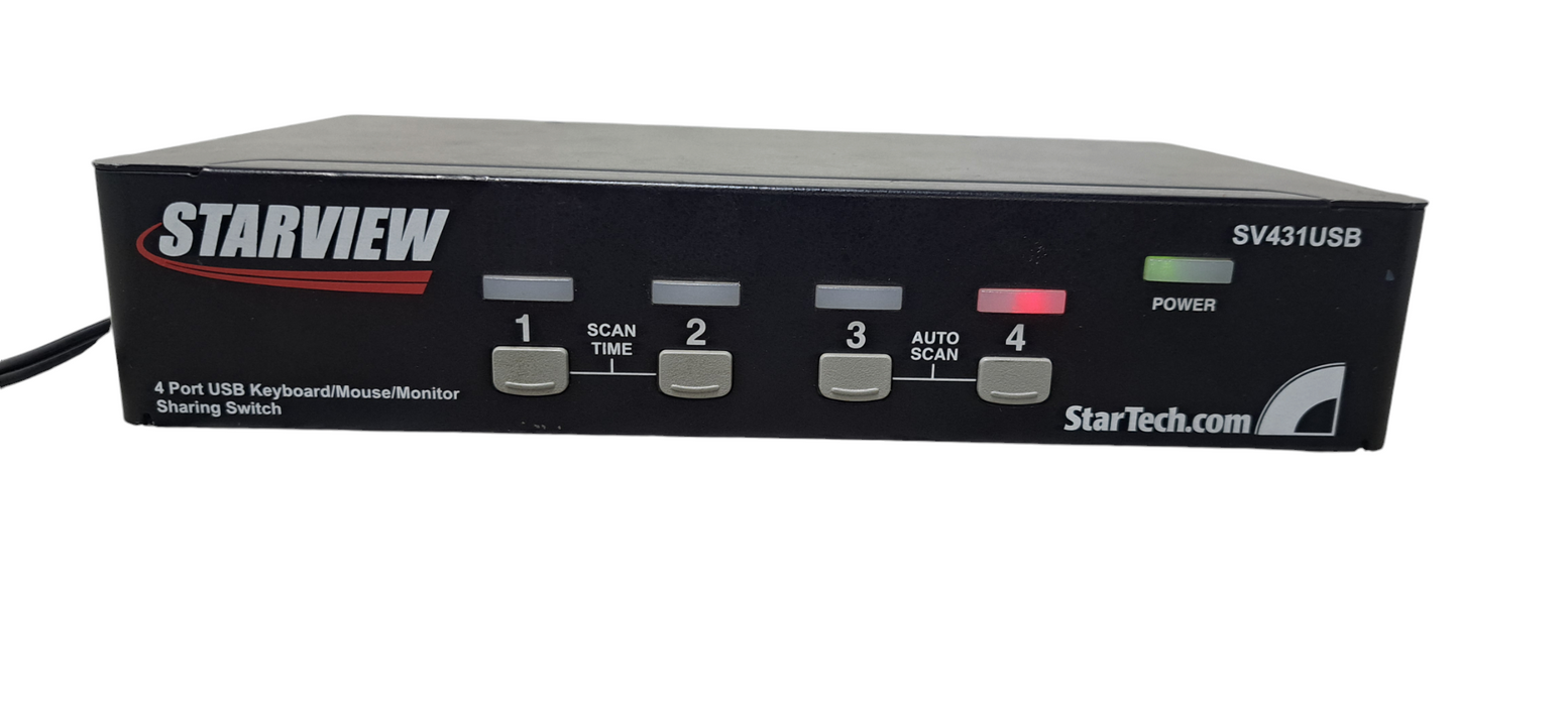 StarTech 4-Port KVM Switch- SV431USB