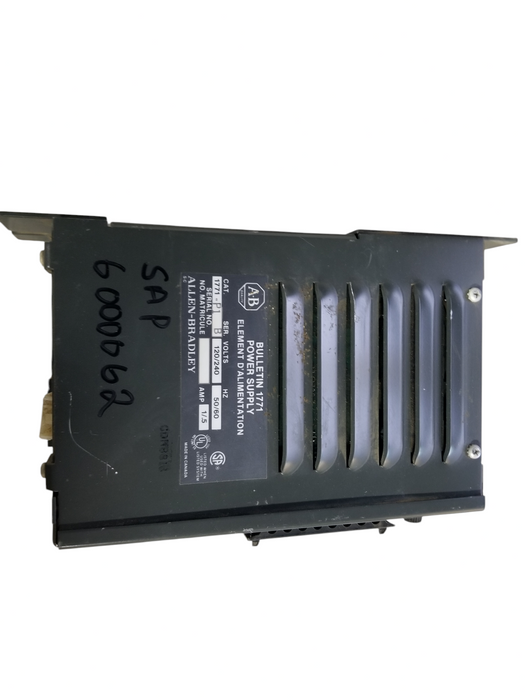 Allen-Bradley 1771-P1 Series B Power Supply 120/240V 50/60Hz Q