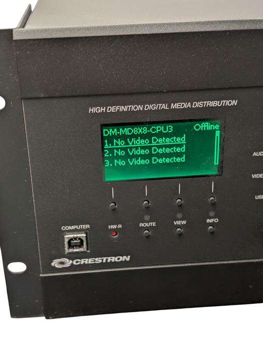 Crestron media distribution system DM-MD8X8-CPU3 -