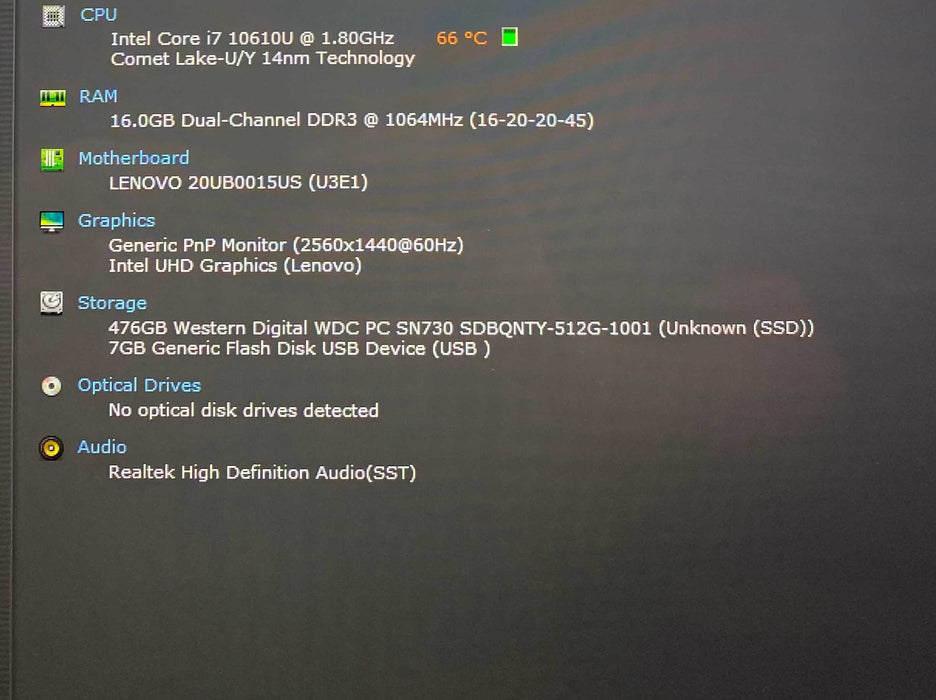 Lenovo ThinkPad X1 Yoga TOUCH Gen 5 i7-10610U 16GB RAM 512GB SSD READ!  Lap200