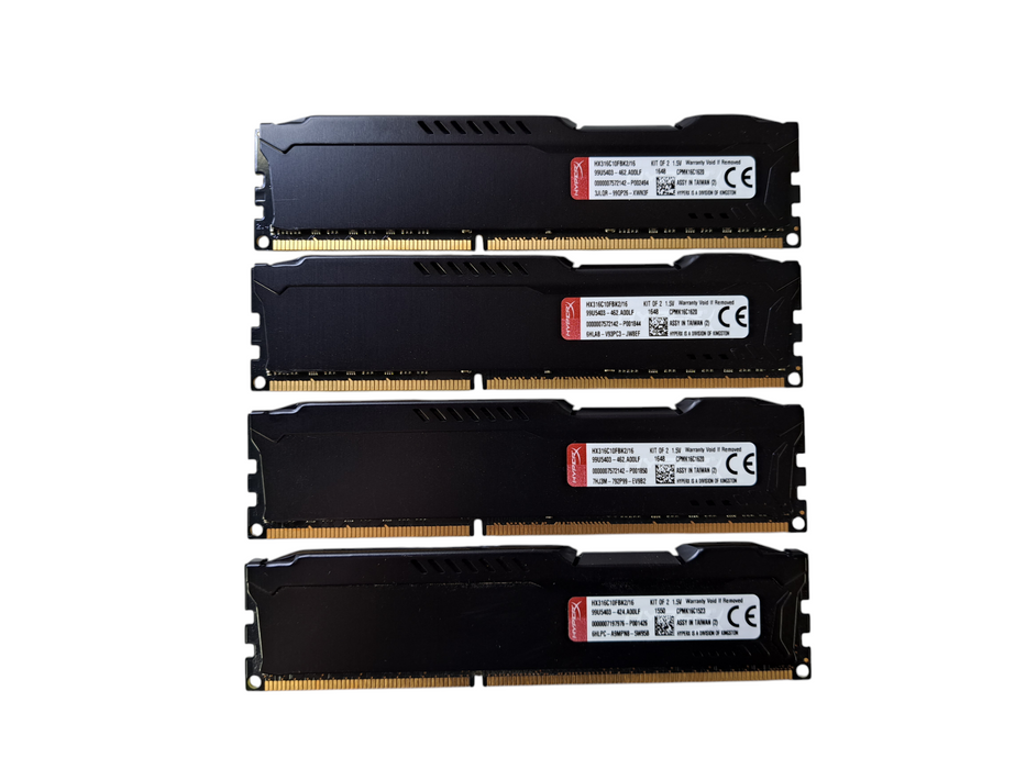 Kingston HyperX Fury HX316C10FBK2/16 DDR3-1600 32GB (4X8GB) )