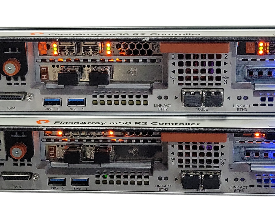 PURE STORAGE FLASHARRAY FAM50  w/ 2x m50 R2 controllers, 2x PSU  _