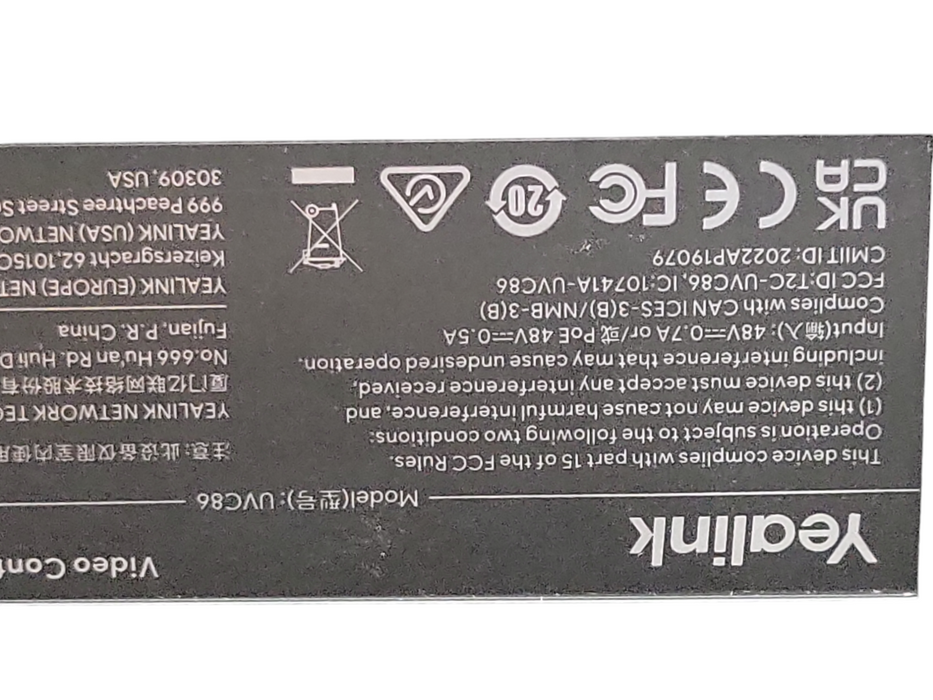 Yealink UVC86 Video Conference Camera only _