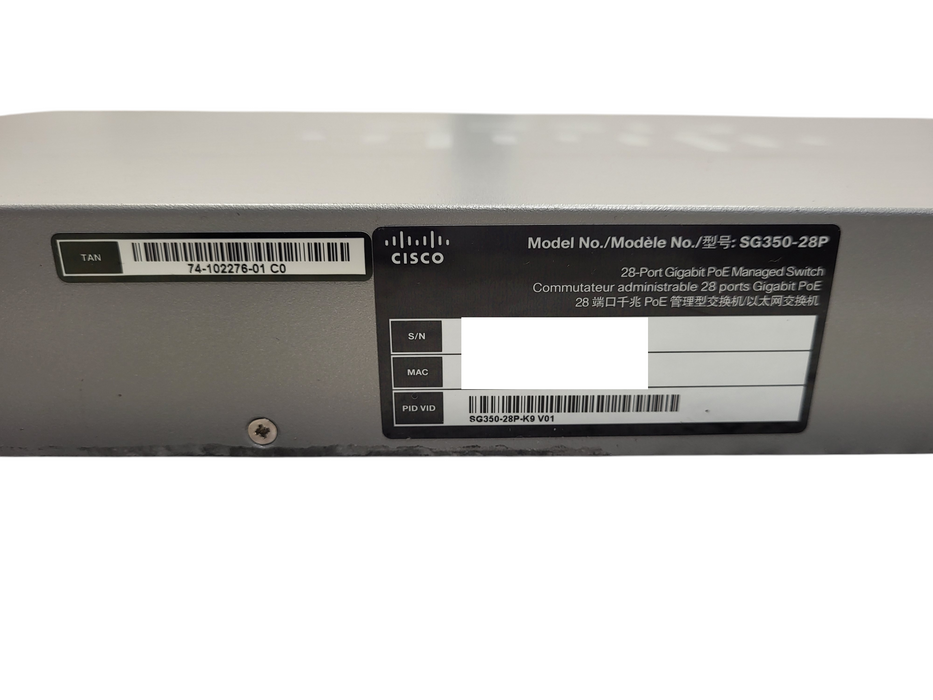 Cisco SG350-28P 28-Port Gigabit PoE+ Managed Switch $