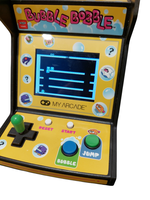 DreamGear My Arcade Mini Taito Arcade Stand Up Bubble Bobble 1986  =