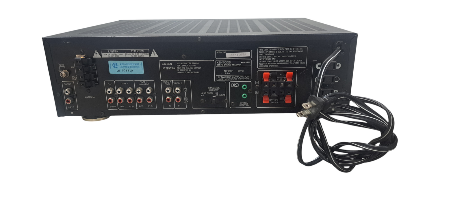 Vintage Kenwood KR-A5520 Stereo Receiver