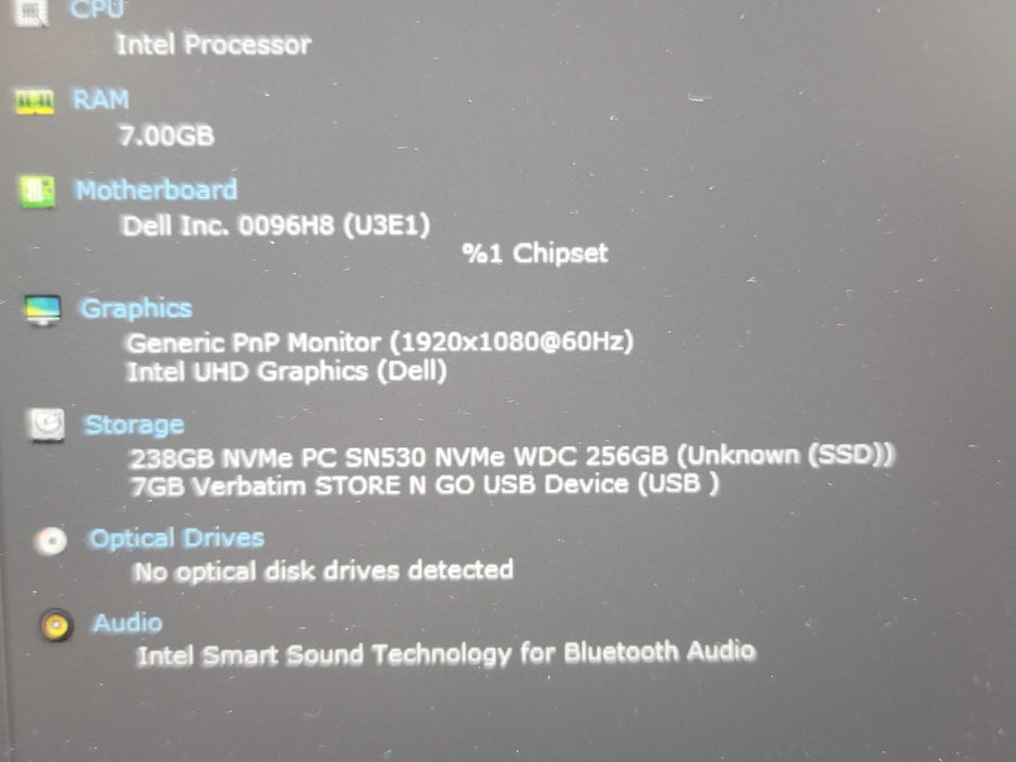 Dell Latitude 5431 i5-1250P 8GB RAM 256GB SSD READ β Lap200