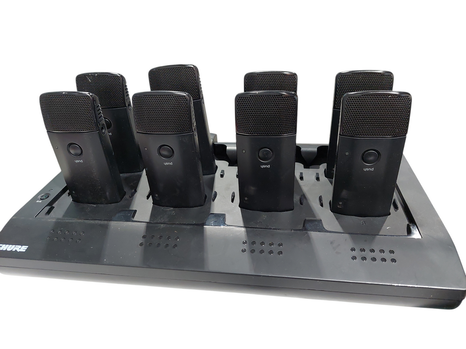 Bundle ShureMics1xSM58,31xMXW6/C Z10 & 3xMXW1/0 Z10 & 5 Shure Docks MXWNCS8 =