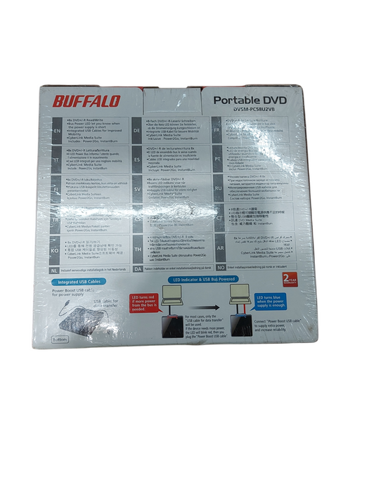 New In Box Buffalo Portable DVD DVSM-PC58U2VB