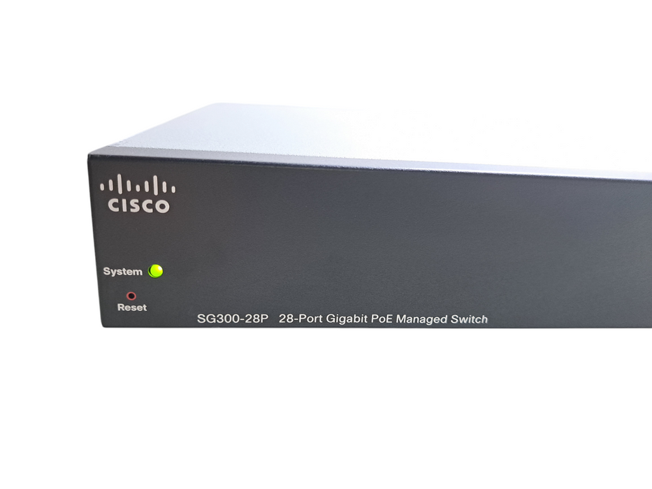 Cisco SG300-28P | 28-Port Gigabit PoE Managed Network Switch | 2x SFP *READ*