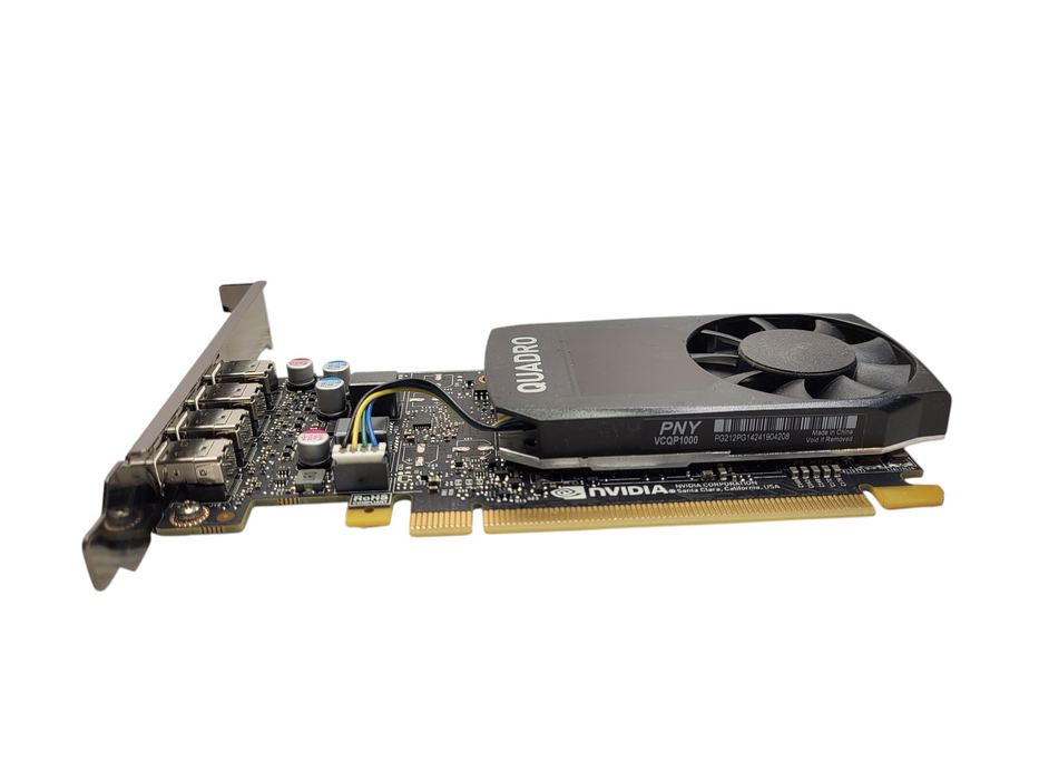 NVIDIA Quadro P1000 4GB GDDR5 4xMini DisplayPort High Profile