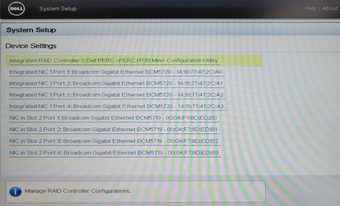 Dell PE R730 2x Xeon E5-2630v3 2.40GHz 64GB H730 Mini 5x 1.2TB SAS 2x PSU _