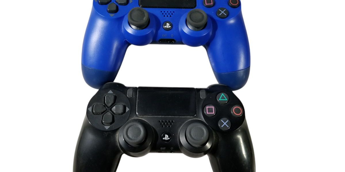 Lot of 2X Genuine PS4 Wireless Controller DualShock 4