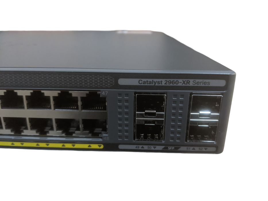 Cisco WS-C2960XR-48FPS-I V05 | 48-Port Gigabit PoE | 1x1025W PSU | Stack mod !