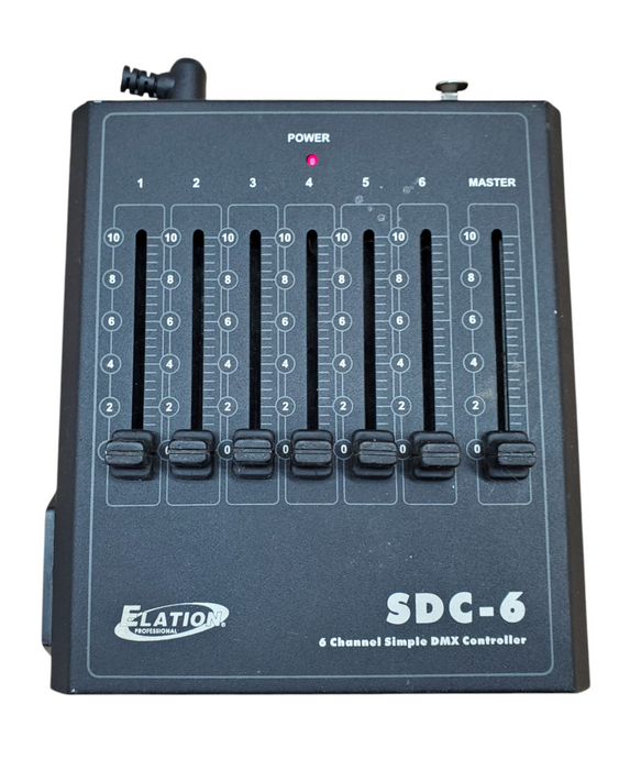 Elation SDC-6 6-Channel Simple DMX Controller *READ*
