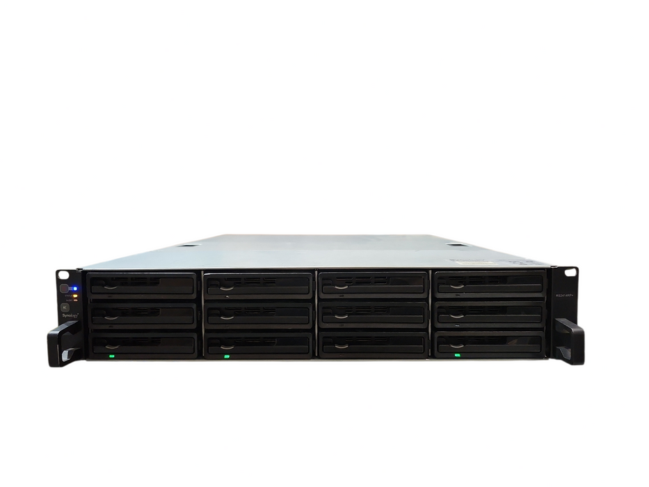 Synology RS2414RP+ 12-Bay Rackstation w/ 4x 1TB HDDs & 12x Caddies