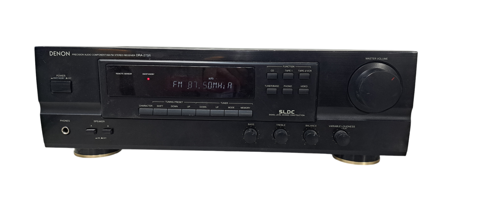 Denon DRA-275R Precision Audio Component AM-FM Stereo A/V Receiver