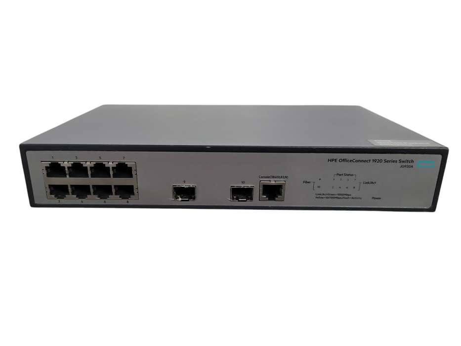 HPE OfficeConnect 1920 Series 8-Port Gigabit Ethernet Switch JG920A !