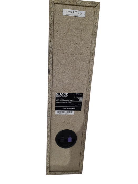 Sharp CP-SW600 Subwoofer Unit