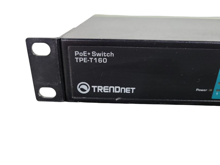 TRENDnet TPE-T160 16-Port 10/100 Mbps PoE+ Switch !