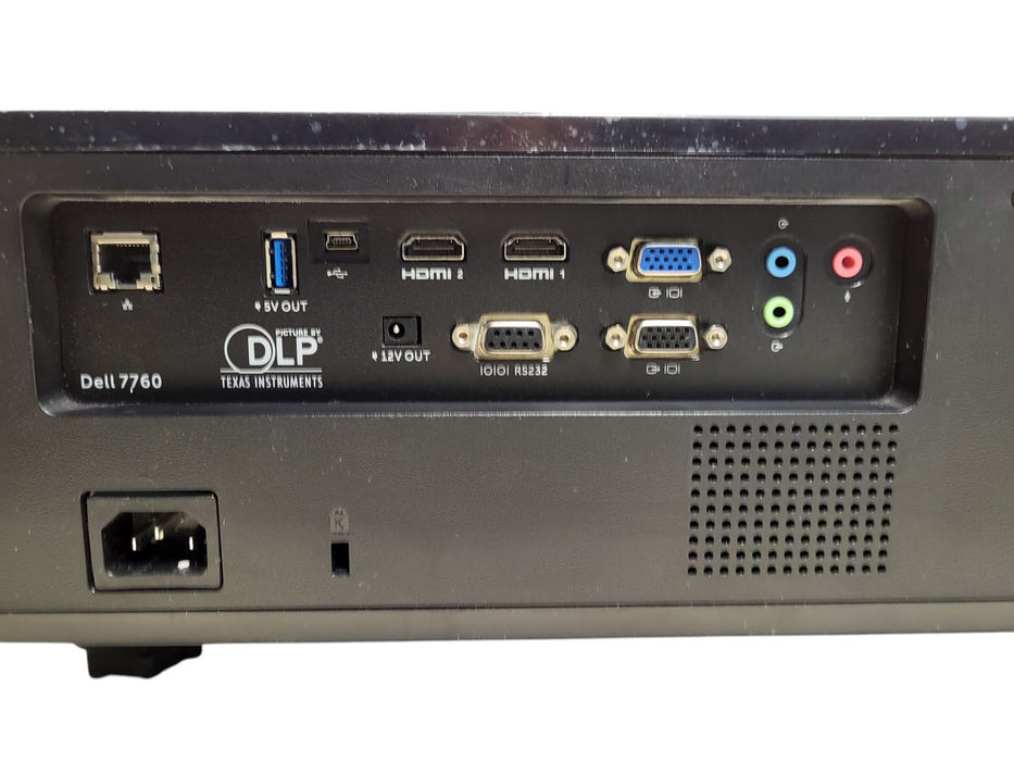 Dell Projector 7760 Full HD 1080P 5400 Lumens DSP Laser Projector w/ remote $