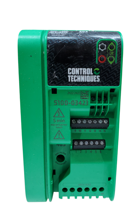 Nidec Control Techniques S100-03423 4kW 5hp AC Drive Commander S *READ*