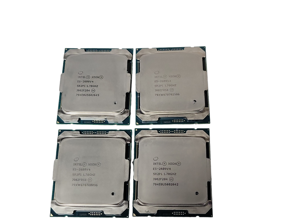 Lot of 4x Intel Xeon E5-2609 V4 SR2P1 1.70GHz Server Processor _