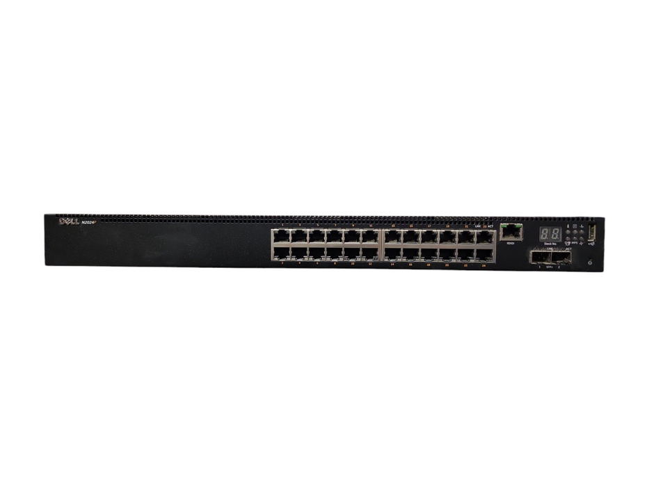 Dell N2024P, 24-Port Gigabit PoE+, 2x 10G SFP+ Managed Network Switch