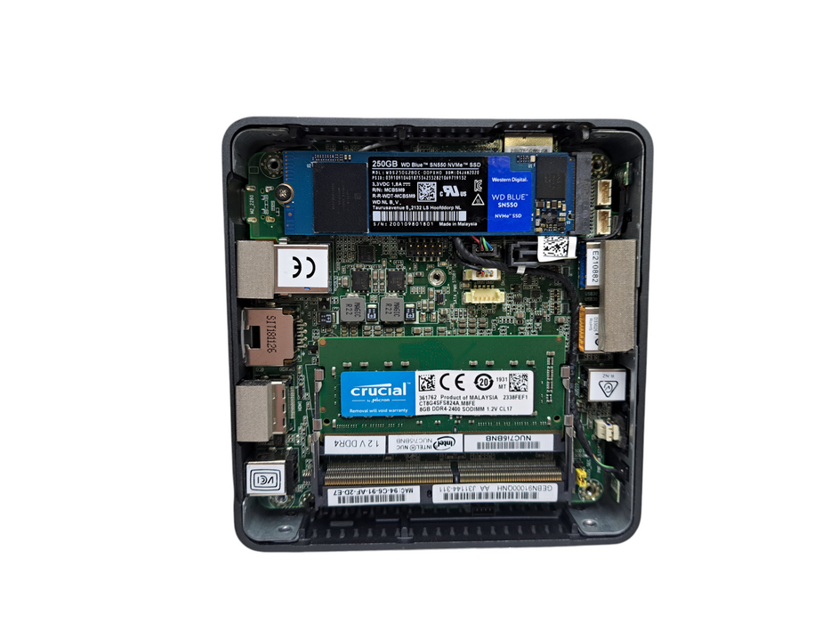 Intel NUC7i5BNB Mini PC | Intel Core i5-7260U @2.20GHz, 8GB DDR4, 250GB SSD )