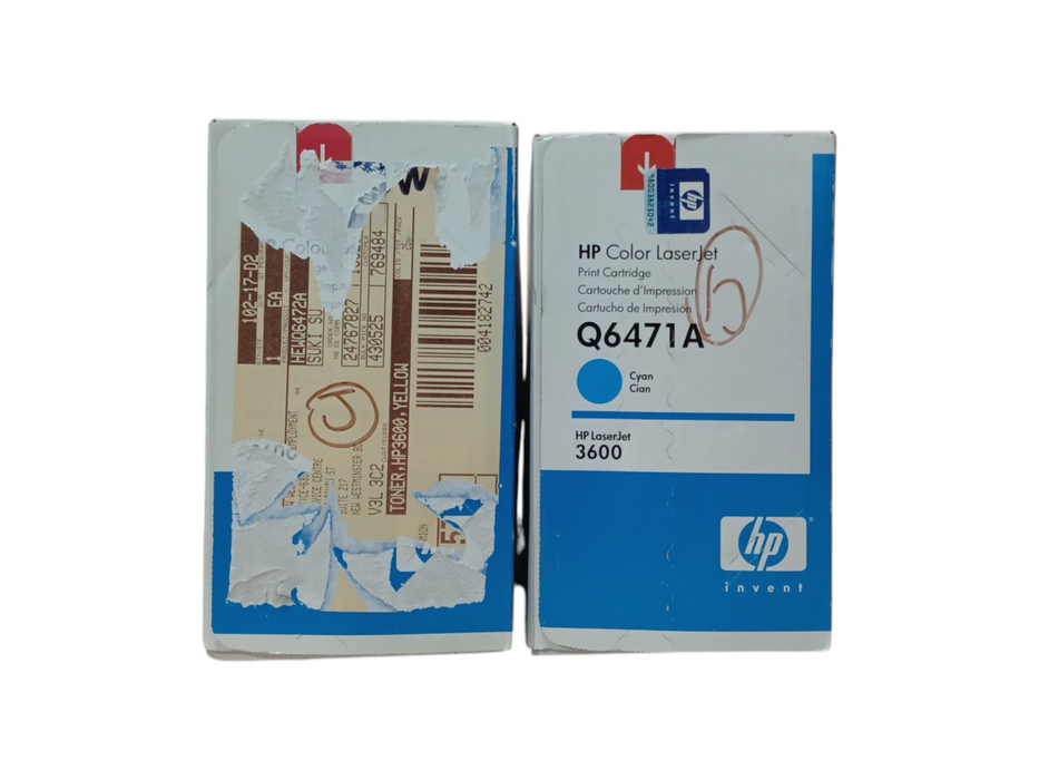 *New Sealed* Lot of 2x Genuine HP Color LaserJet: Q6471A, Q6472A