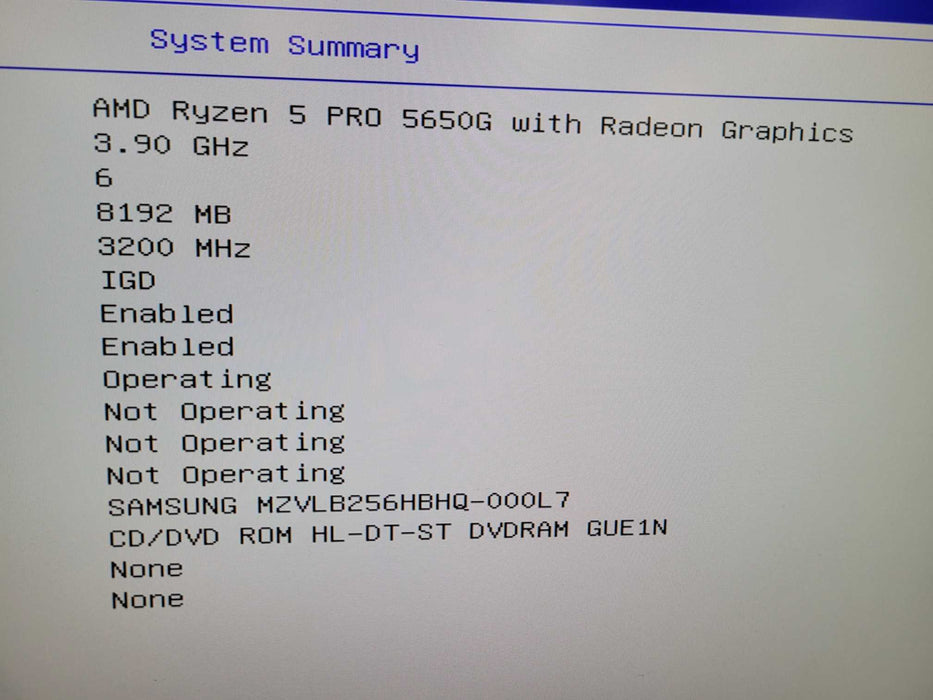 Lenovo ThinkCentre M75s Gen2 - AMD Ryzen 5 PRO 5650G 8GB DDR4 256GB SSD %