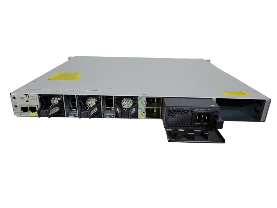 Cisco C9300-48U-E V03, 48-Port Gigabit UPOE Managed Switch w/ C9300-NM-8X !