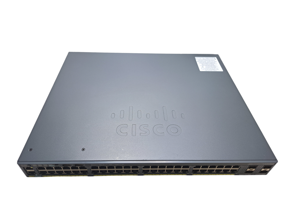 Cisco WS-C2960X-48LPS-L V05 | 48-Port Gigabit PoE+ 370W Switch *READ*