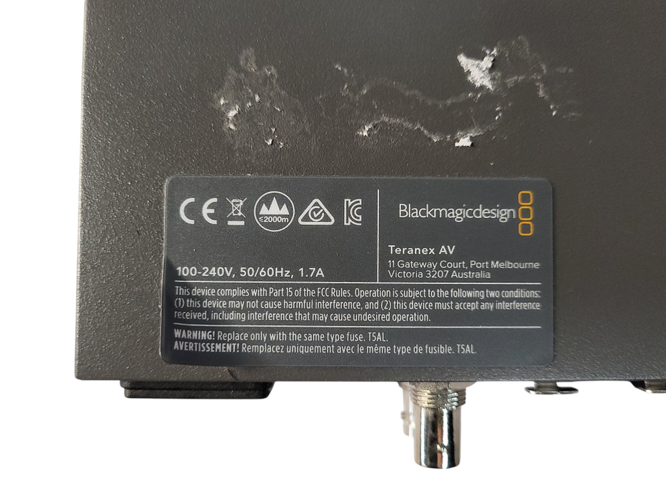 Blackmagic Design Teranex AV Video Converter READ $