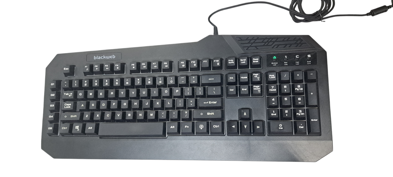 Blackweb Clavier de jeu  BWA20H0003C Programmable Gaming Keyboard