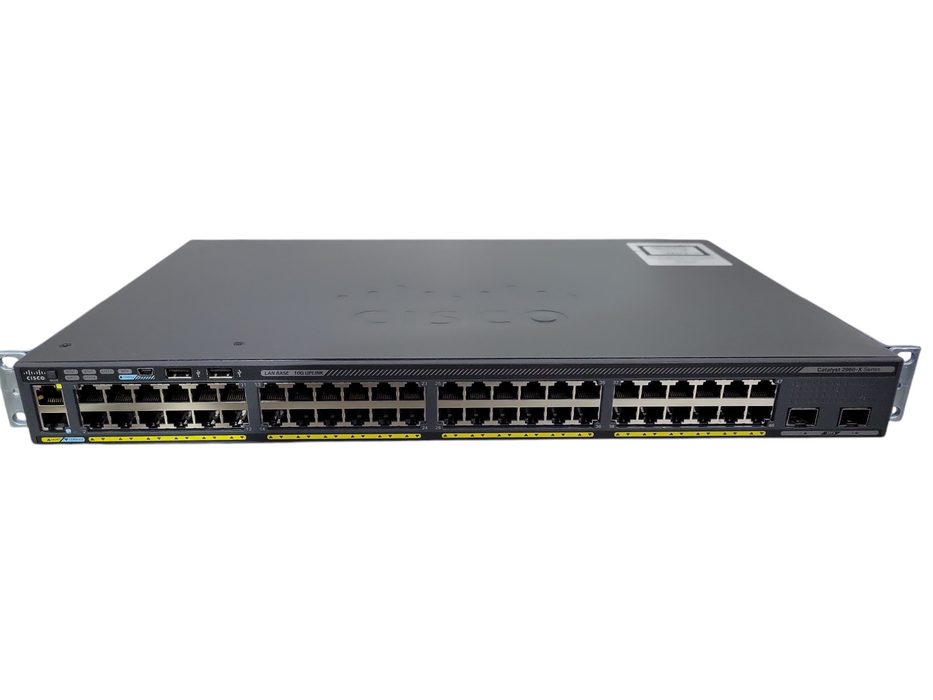 Cisco WS-C2960X-48TD-L V05 | 48-Port Gigabit Network Switch | 2x 10G SFP+ !