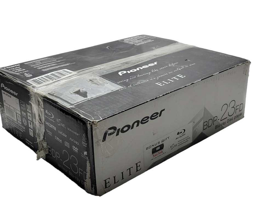 Pioneer Elite BDP-23FD Blu-Ray Player With Power Cord and Remote control, SEE _