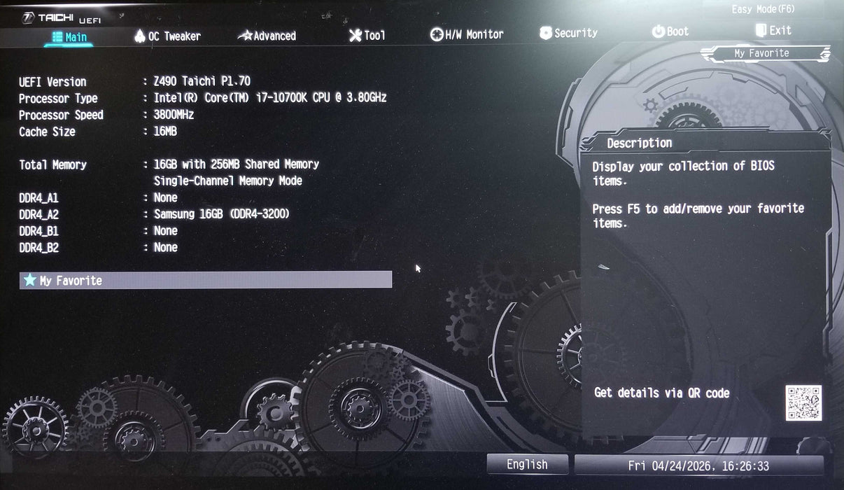 Boxx Apexx S3 Tower intel i7-10700K CPU 3.8GHz 32GB No HDD
