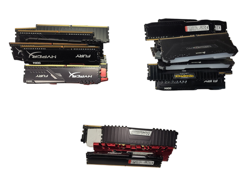 Lot of 25x Various brands 8GB PC4 Gaming/Desktop RAM Q$